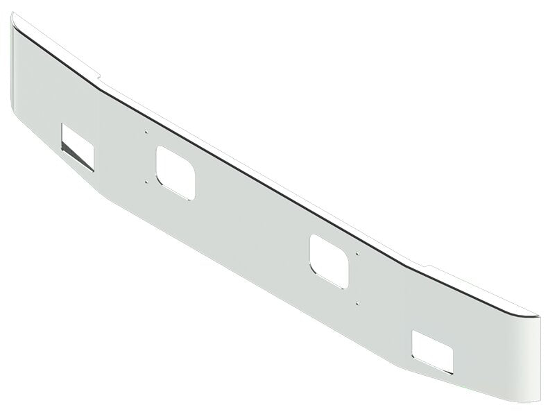 BUMPER FOR AUTOCAR ALL YEARS 16" TAPER ROLLED END CHROME