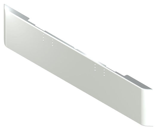 BUMPER FOR FREIGHTLINER CABOVER & CONVENTIONAL 1980-1984 20" SQUARE ROLLED END CHROME WITH MOUNTING HOLES ONLY