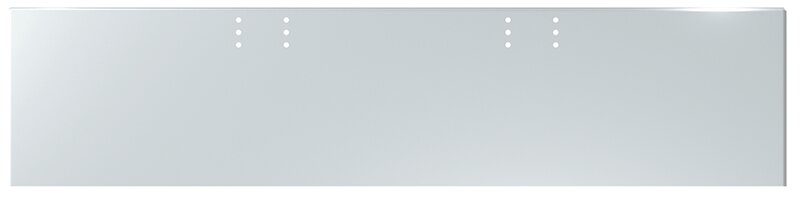 BUMPER FOR FREIGHTLINER CABOVER & CONVENTIONAL 1980-1984 22" BOXED END CHROME WITH MOUNTING HOLES ONLY