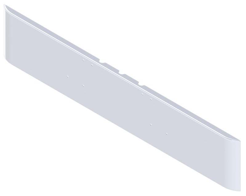 BUMPER FOR FREIGHTLINER CABOVER & CONVENTIONAL & CLASSIC 1984-1999 WITH MOUNTING HOLES ONLY