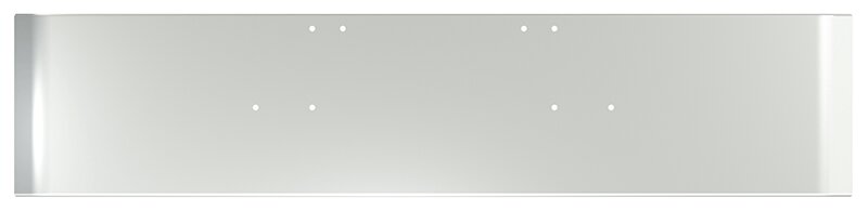BUMPER FOR FREIGHTLINER CABOVER & CONVENTIONAL & CLASSIC 1984-1999 20" SQUARE ROLLED END CHROME WITH MOUNTING HOLES ONLY