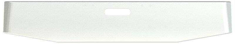 BUMPER FOR FREIGHTLINER CABOVER & CONVENTIONAL & CLASSIC 1984-1999 18" TAPER HAND FORM CHROME WITH TOW HOLE