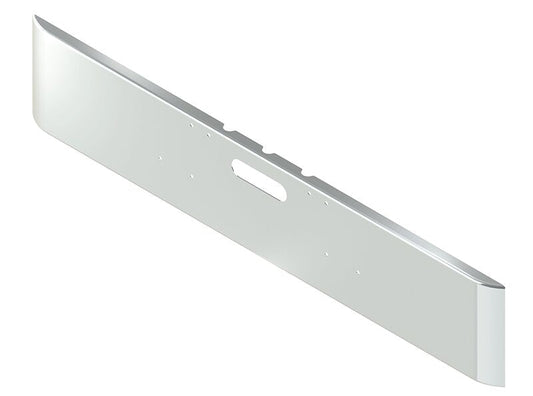 BUMPER FOR FREIGHTLINER CABOVER & CONVENTIONAL & CLASSIC 1984-1999 18" SQUARE ROLLED END STAINLESS STEEL WITH TOW HOLE