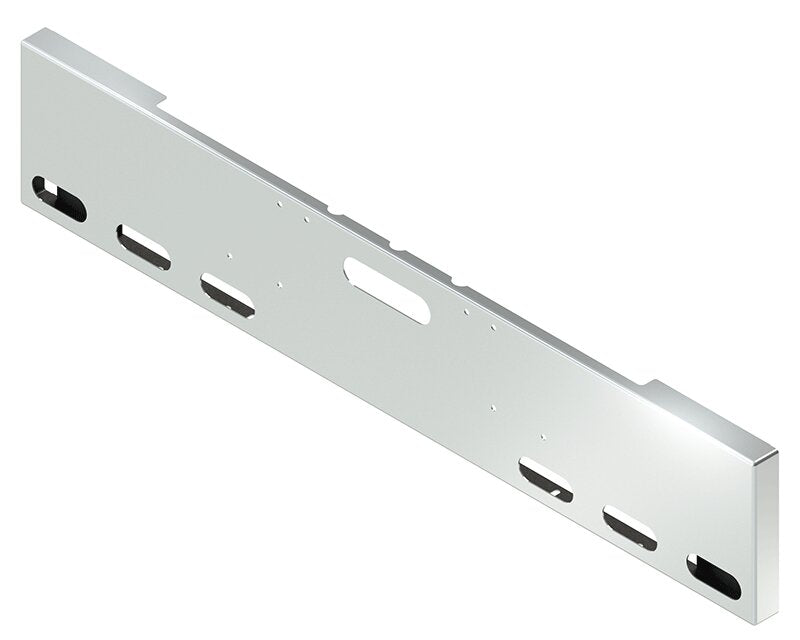 BUMPER FOR FREIGHTLINER CABOVER & CONVENTIONAL & CLASSIC 1984-1999 18" BOXED END CHROME WITH TOW HOLE, LIGHT HOLES