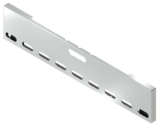 BUMPER FOR FREIGHTLINER CABOVER & CONVENTIONAL & CLASSIC 1984-1999 18" BOXED END CHROME WITH TOW HOLE AND 9 OVAL HOLES
