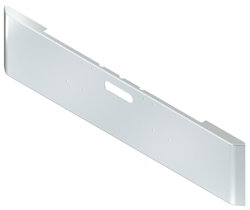 BUMPER FOR FREIGHTLINER CABOVER & CONVENTIONAL & CLASSIC 1984-1999 20" SQUARE ROLLED END STAINLESS STEEL WITH TOW HOLE