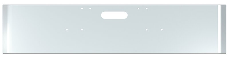 BUMPER FOR FREIGHTLINER CABOVER & CONVENTIONAL & CLASSIC 1984-1999 20" SQUARE ROLLED END STAINLESS STEEL WITH TOW HOLE