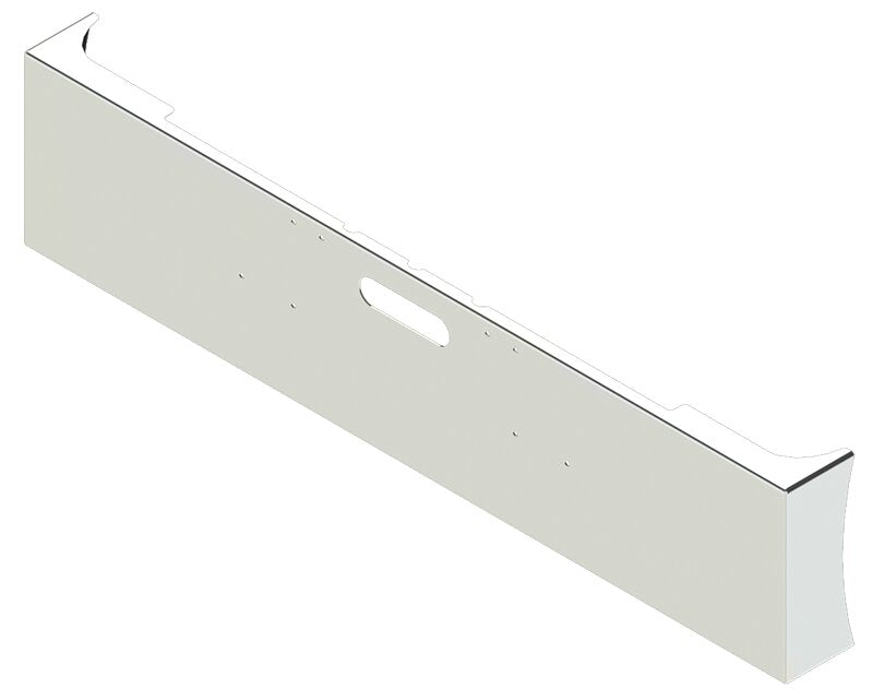 BUMPER FOR FREIGHTLINER CABOVER & CONVENTIONAL & CLASSIC 1984-1999 20" AMERICAN EAGLE BOXED END WITH 8" EARS CHROME WITH TOW HOLE