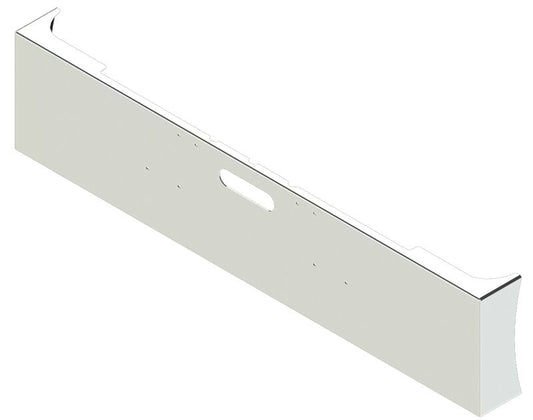 BUMPER FOR FREIGHTLINER CABOVER & CONVENTIONAL & CLASSIC 1984-1999 20" AMERICAN EAGLE BOXED END WITH 8" EARS CHROME WITH TOW HOLE