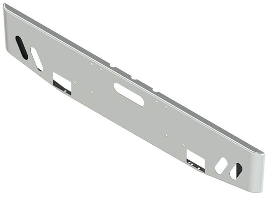 BUMPER FOR FREIGHTLINER CABOVER & CONVENTIONAL & CLASSIC 1984-1999 16" TAPER ROLLED END CHROME, LIGHT HOLES