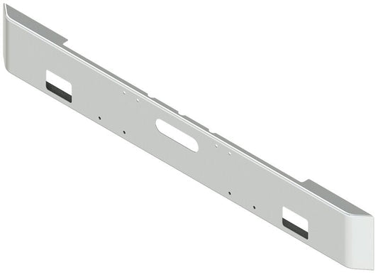 BUMPER FOR FREIGHTLINER CABOVER & CONVENTIONAL & CLASSIC 1984-1999 12" SQUARE HAND FORM CHROME