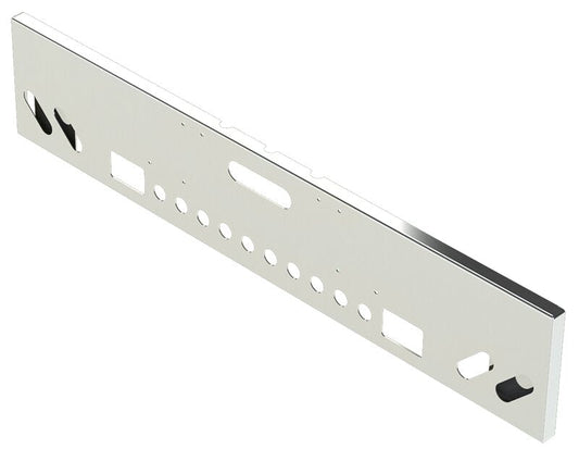 BUMPER FOR FREIGHTLINER CABOVER & CONVENTIONAL & CLASSIC 1984-1999 18" BOXED END STAINLESS STEEL, LIGHT HOLES