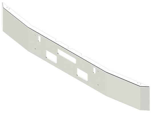 BUMPER FOR FREIGHTLINER FLD112 1989-1996 12" SQUARE HAND FORM CHROME