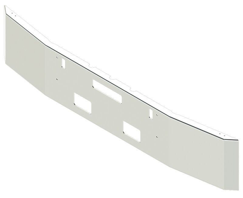 BUMPER FOR FREIGHTLINER FLD112 1989-1996 16" SQUARE HAND FORM CHROME