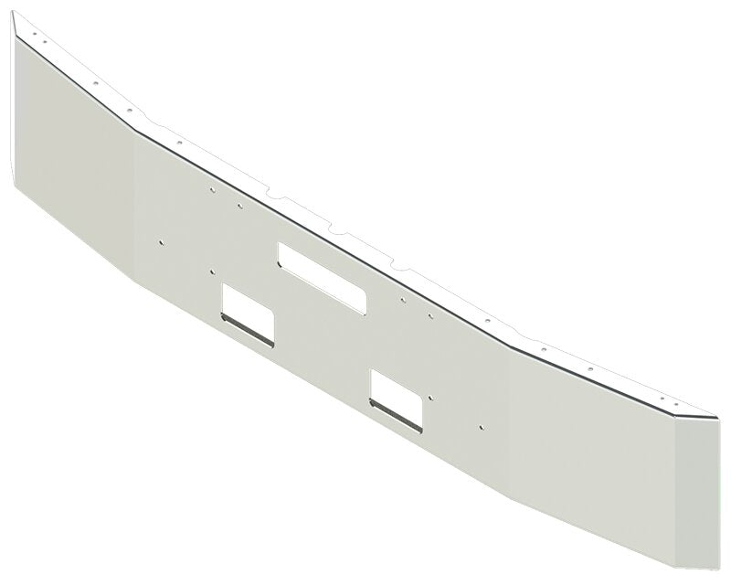 BUMPER FOR FREIGHTLINER FLD120 1989-1996 16" SQUARE HAND FORM CHROME