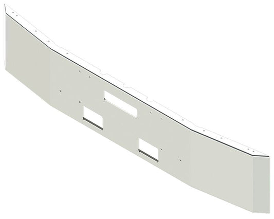 BUMPER FOR FREIGHTLINER FLD120 1989-1996 16" SQUARE HAND FORM CHROME