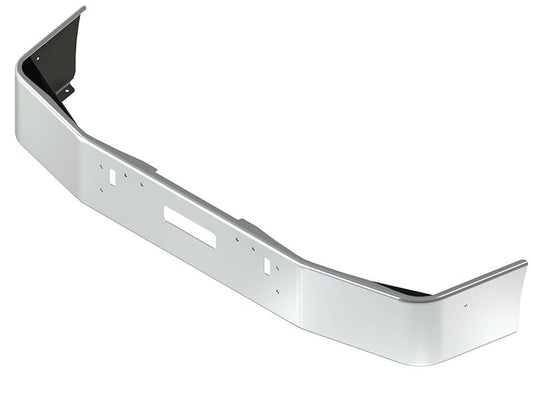 BUMPER FOR FREIGHTLINER FLD112 & FLD120 SETBACK 1989-2006 12" TO 14" SETBACK AXLE CHROME WITH TOW HOLE & VENT HOLES