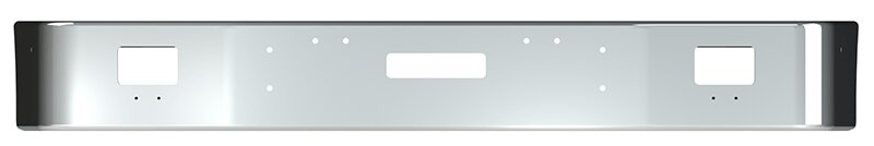 BUMPER FOR FREIGHTLINER FLD112 & FLD120 SETBACK 1989-2006 12" TO 14" SETBACK AXLE CHROME