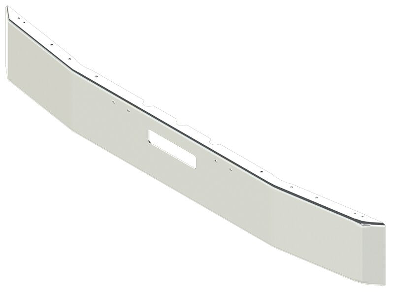 BUMPER FOR FREIGHTLINER FLD120 1989-1996 12" SQUARE HAND FORM CHROME WITH TOW HOLE