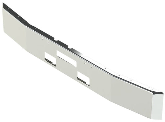 BUMPER FOR FREIGHTLINER FLD120 1989-1996 12" SQUARE HAND FORM CHROME