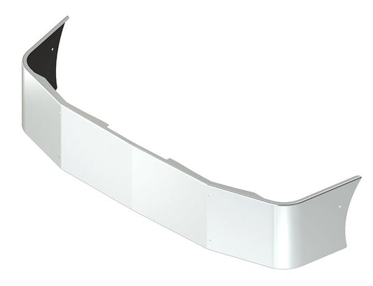 BUMPER FOR FREIGHTLINER COLUMBIA 2008-2022 18" SETBACK AXLE CHROME WITH MOUNTING HOLES ONLY