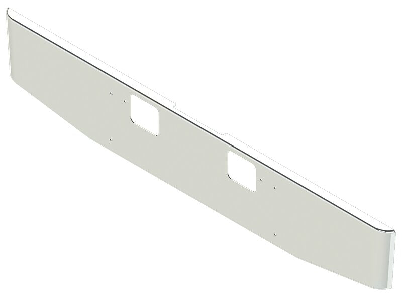 BUMPER FOR FREIGHTLINER CORONADO 122SD SET FORWARD 2010-2022 WITH TOW HOLE, AND THE TWO OUTER MOUNTING HOLES ARE VERTICALLY ALLIGNED