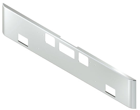 BUMPER FOR FREIGHTLINER CORONADO 122SD SET FORWARD 2010-2022, AND THE TWO OUTER MOUNTING HOLES ARE VERTICALLY ALLIGNED