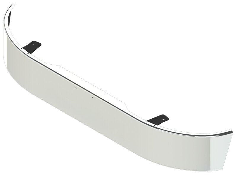 BUMPER FOR FREIGHTLINER M2 112 BUSINESS CLASS 2003-2022 12" TO 14" SETBACK AXLE CHROME WITH MOUNTING HOLES ONLY