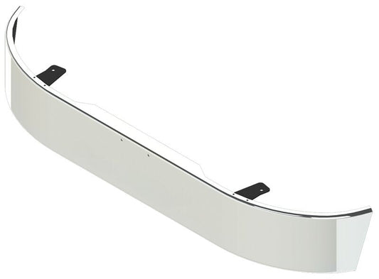 BUMPER FOR FREIGHTLINER M2 112 BUSINESS CLASS 2003-2022 12" TO 14" SETBACK AXLE CHROME WITH MOUNTING HOLES ONLY