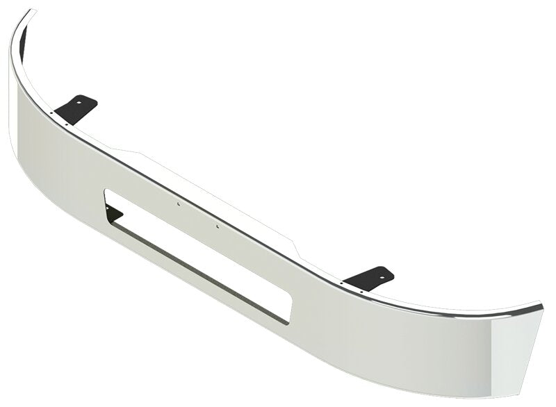 BUMPER FOR FREIGHTLINER M2 112 BUSINESS CLASS 2003-2022 12" TO 14" SETBACK AXLE CHROME WITH VENT HOLES