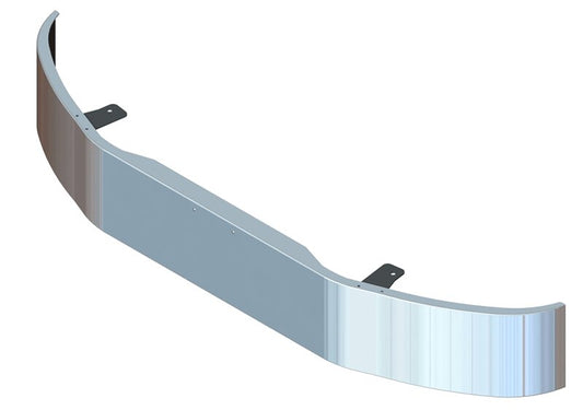 BUMPER FOR FREIGHTLINER M2 106 BUSINESS CLASS 2011-2022 12" TO 14" SETBACK AXLE CHROME WITH MOUNTING HOLES ONLY