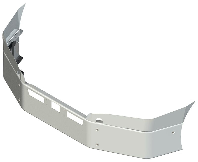 BUMPER FOR FREIGHTLINER CASCADIA P4 - REPLACES PLASTIC BUMPER 2017-2022 WITH TOW HOLE & VENT HOLES