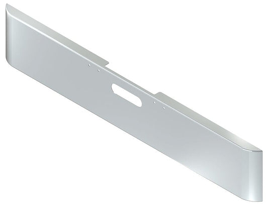 BUMPER FOR FREIGHTLINER FLD CLASSIC 2000-2002 16" SQUARE HAND FORM CHROME WITH TOW HOLE