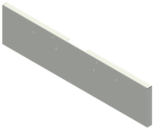 BUMPER FOR FREIGHTLINER FLD CLASSIC 1200 SERIES 2002-2007 22" BOXED END CHROME WITH MOUNTING HOLES ONLY