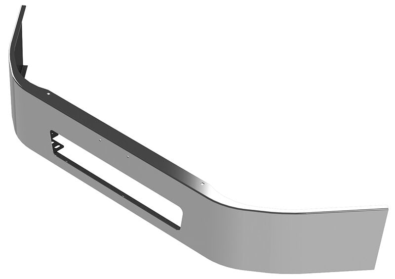 BUMPER FOR FREIGHTLINER M2 106 BUSINESS CLASS 2003-2022 12" TO 14" SETBACK AXLE STAINLESS STEEL WITH VENT HOLES
