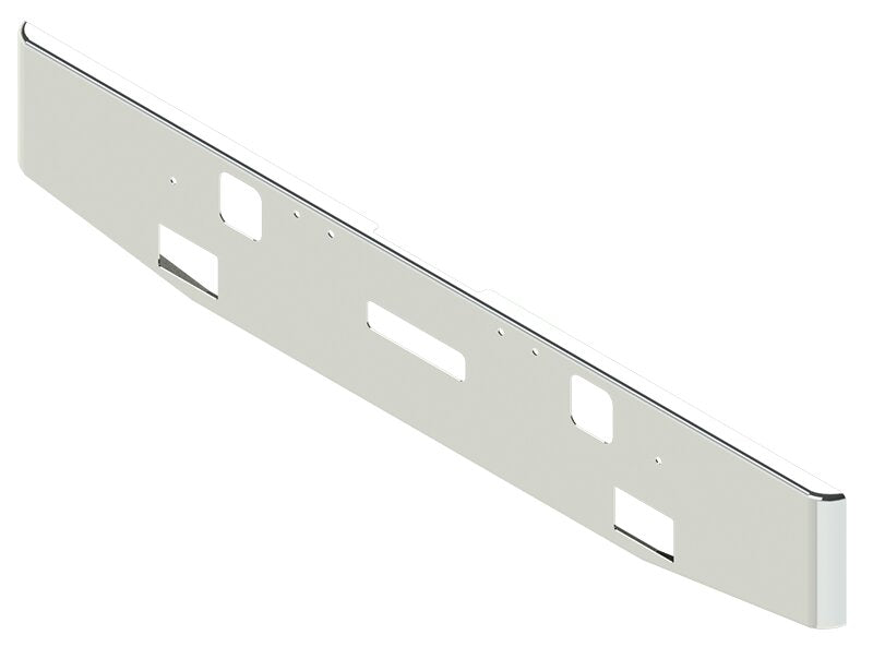 BUMPER FOR FREIGHTLINER FLD CLASSIC 1400 SERIES 2002-2007 16" TAPER ROLLED END CHROME