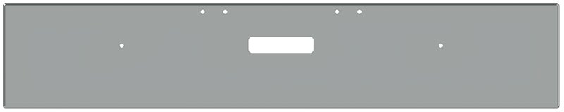 BUMPER FOR FREIGHTLINER FLD CLASSIC 2002-2007 18" BOXED END CHROME WITH TOW HOLE
