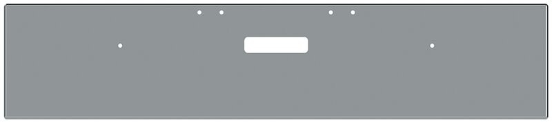 BUMPER FOR FREIGHTLINER FLD CLASSIC 2002-2007 20" BOXED END CHROME WITH TOW HOLE