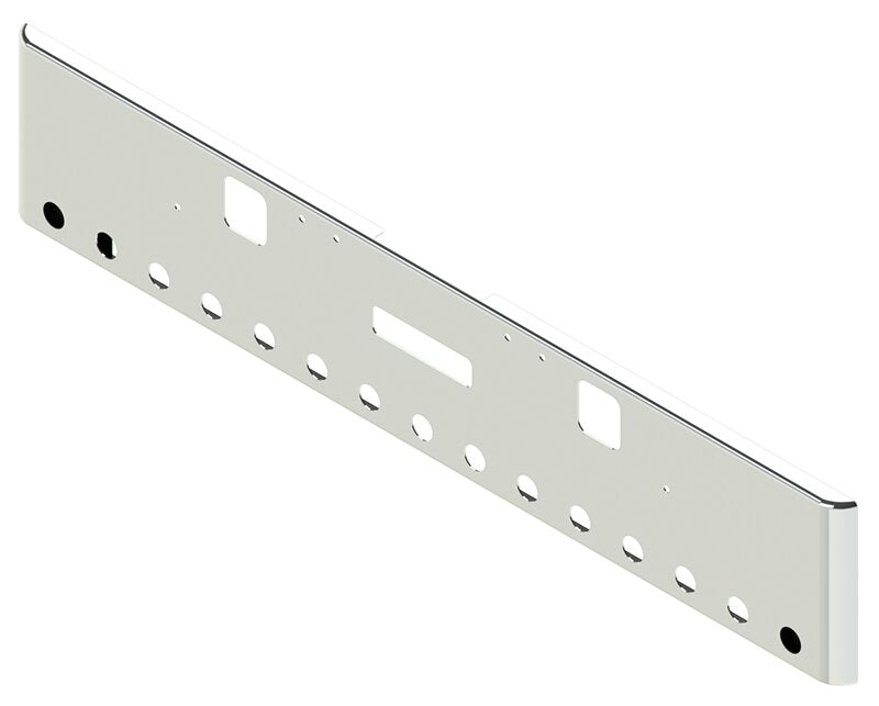 BUMPER FOR FREIGHTLINER FLD CLASSIC 2002-2007 WITH TOW HOLE & STEP HOLES AND 15 HOLES FOR 2" LIGHTS