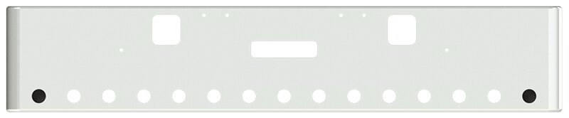 BUMPER FOR FREIGHTLINER FLD CLASSIC 2002-2007 WITH TOW HOLE & STEP HOLES AND 15 HOLES FOR 2" LIGHTS