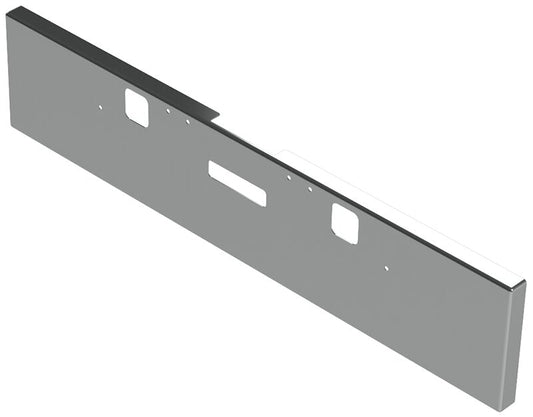BUMPER FOR FREIGHTLINER FLD CLASSIC 2002-2007 20" BOXED END CHROME WITH TOW HOLE & STEP HOLES