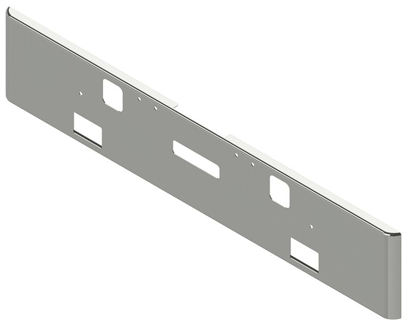 BUMPER FOR FREIGHTLINER FLD CLASSIC 2002-2007 18" SQUARE ROLLED END CHROME