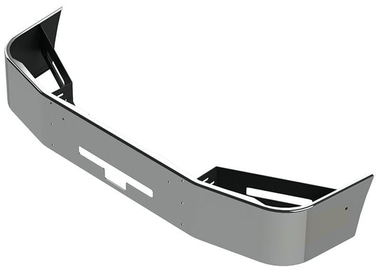 BUMPER FOR FREIGHTLINER COLUMBIA 1999-2007 & CENTURY 2005-2007 12" TO 14" SETBACK AXLE CHROME WITH VENT HOLES
