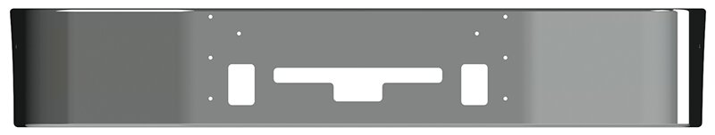 BUMPER FOR FREIGHTLINER COLUMBIA 1999-2007 & CENTURY 2005-2007 16" SETBACK AXLE CHROME WITH TOW HOLE & VENT HOLES