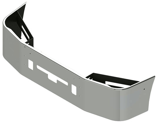 BUMPER FOR FREIGHTLINER COLUMBIA 1999-2007 & CENTURY 2005-2007 20" SETBACK AXLE CHROME WITH TOW HOLE & VENT HOLES