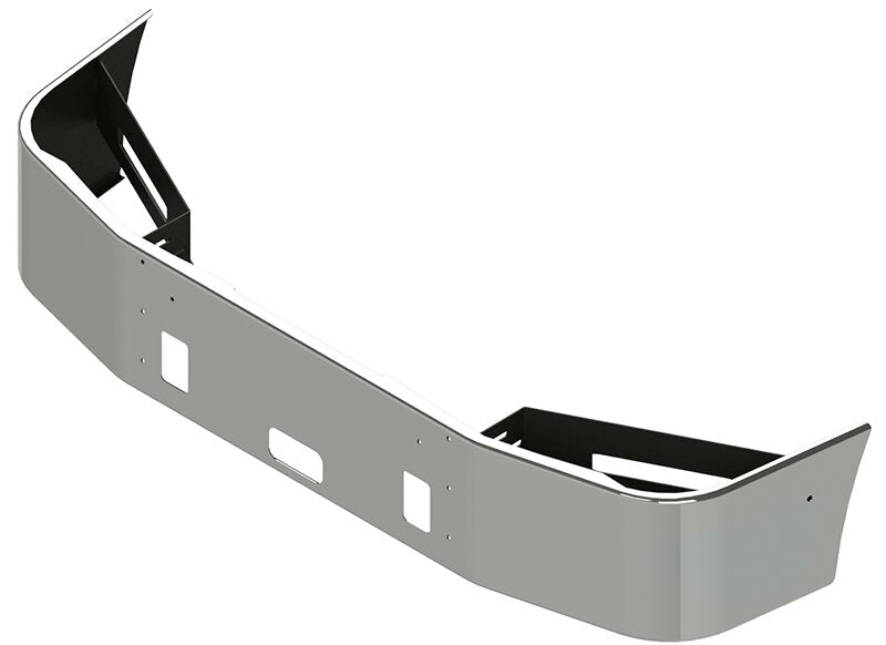 BUMPER FOR FREIGHTLINER COLUMBIA 1999-2007 & CENTURY 2005-2007 16" SETBACK AXLE CHROME