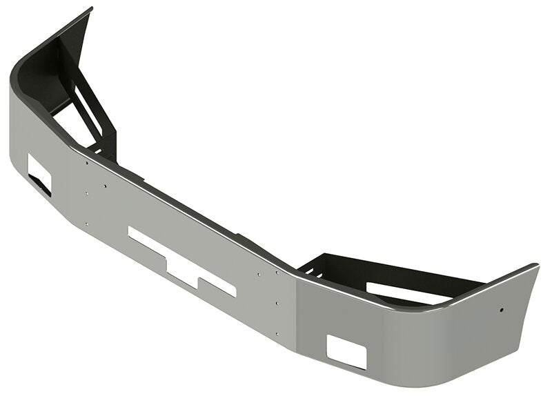 BUMPER FOR FREIGHTLINER COLUMBIA 1999-2007 & CENTURY 2005-2007 12" TO 14" SETBACK AXLE CHROME