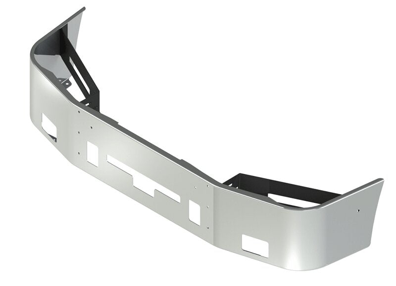 BUMPER FOR FREIGHTLINER COLUMBIA 1999-2007 & CENTURY 2005-2007 16" SETBACK AXLE CHROME