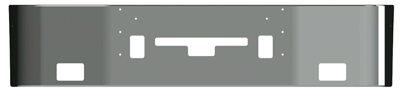 BUMPER FOR FREIGHTLINER COLUMBIA 1999-2007 & CENTURY 2005-2007 20" SETBACK AXLE STAINLESS STEEL