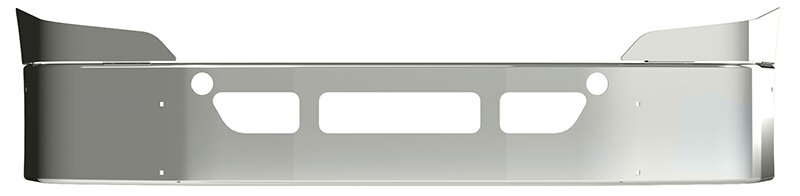 BUMPER FOR FREIGHTLINER CASCADIA P3 - REPLACES PLASTIC BUMPER 2008-2017 WITH TOW HOLE & VENT HOLES